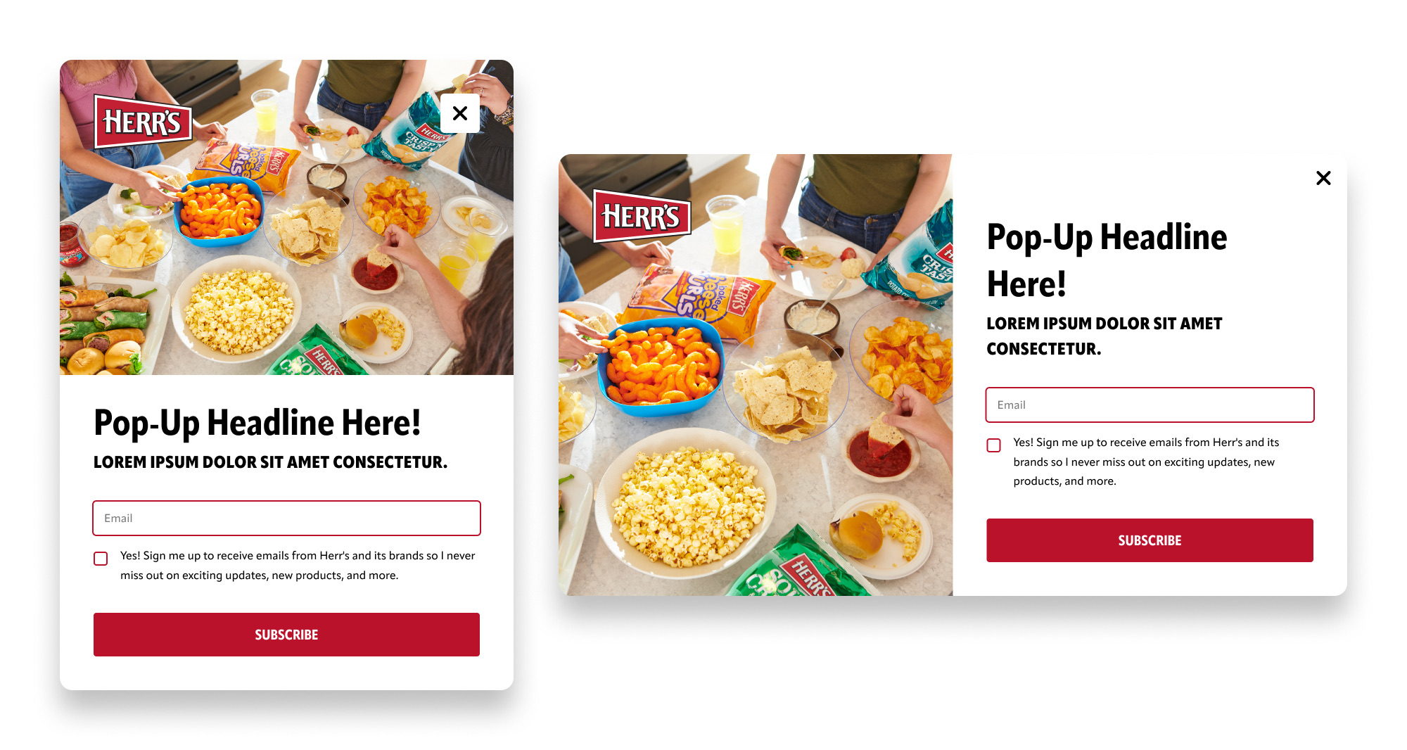 v1b - Image & Text Block Popup - White Background