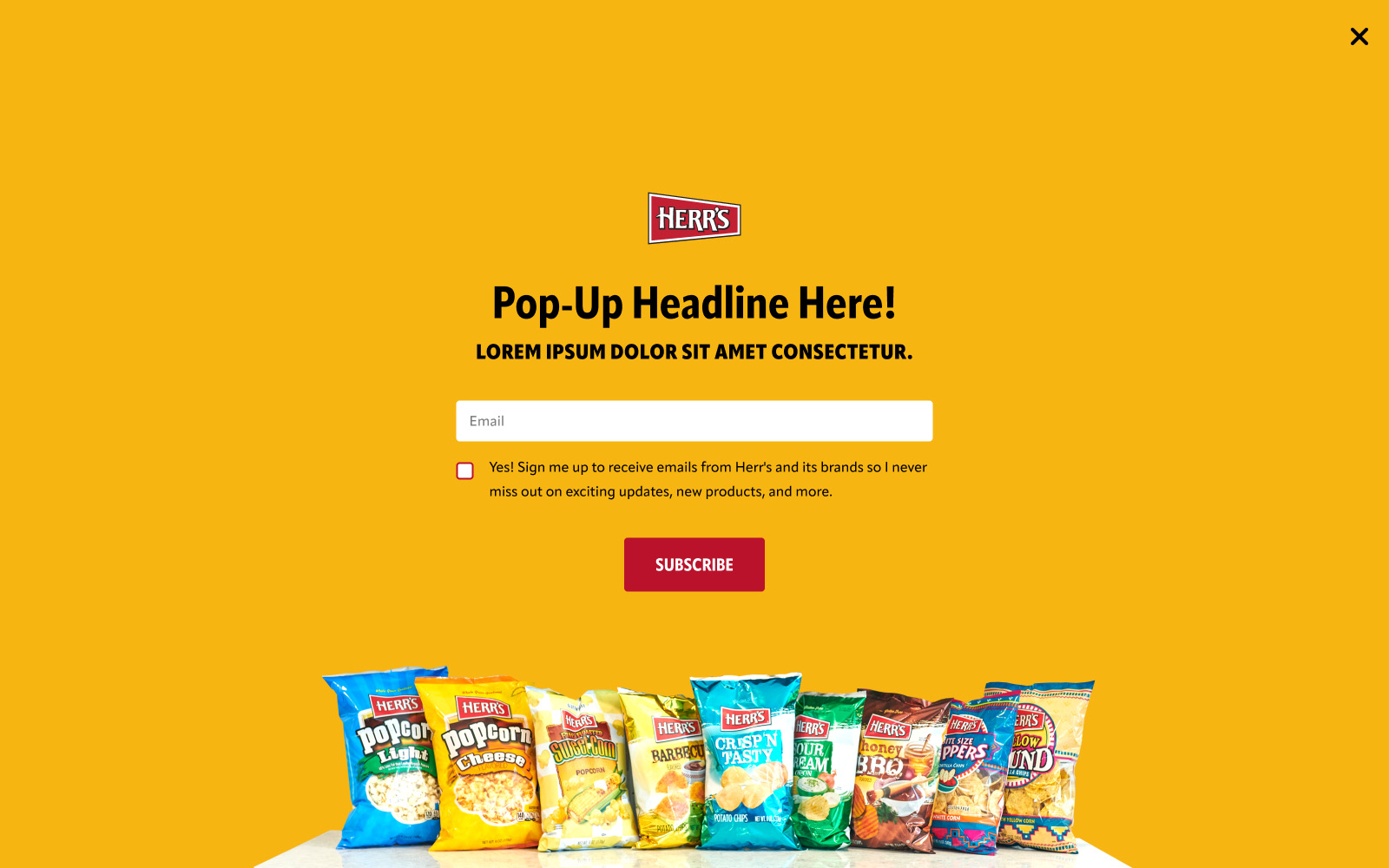 v1c - Full Screen Popup